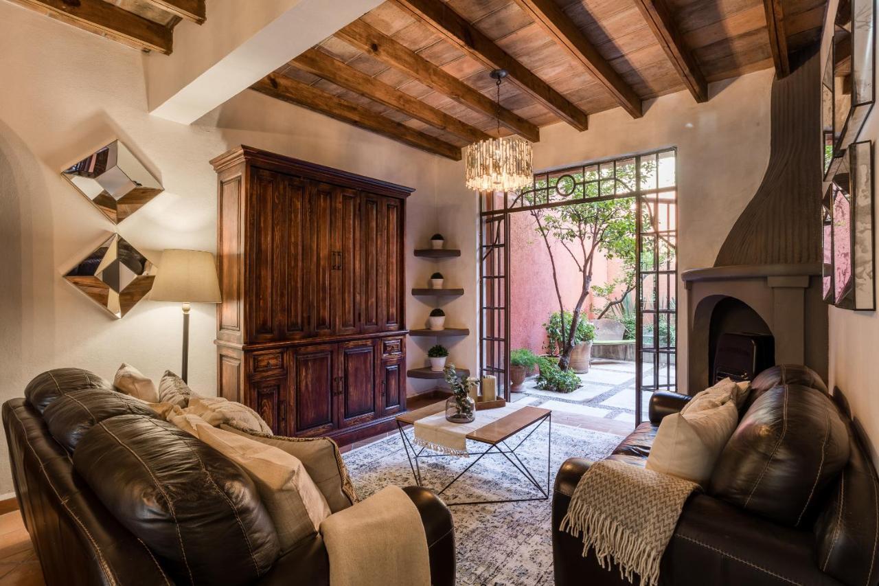 3Br Garden Home With Rooftop & Garage In Centro San Miguel De Allende Luaran gambar