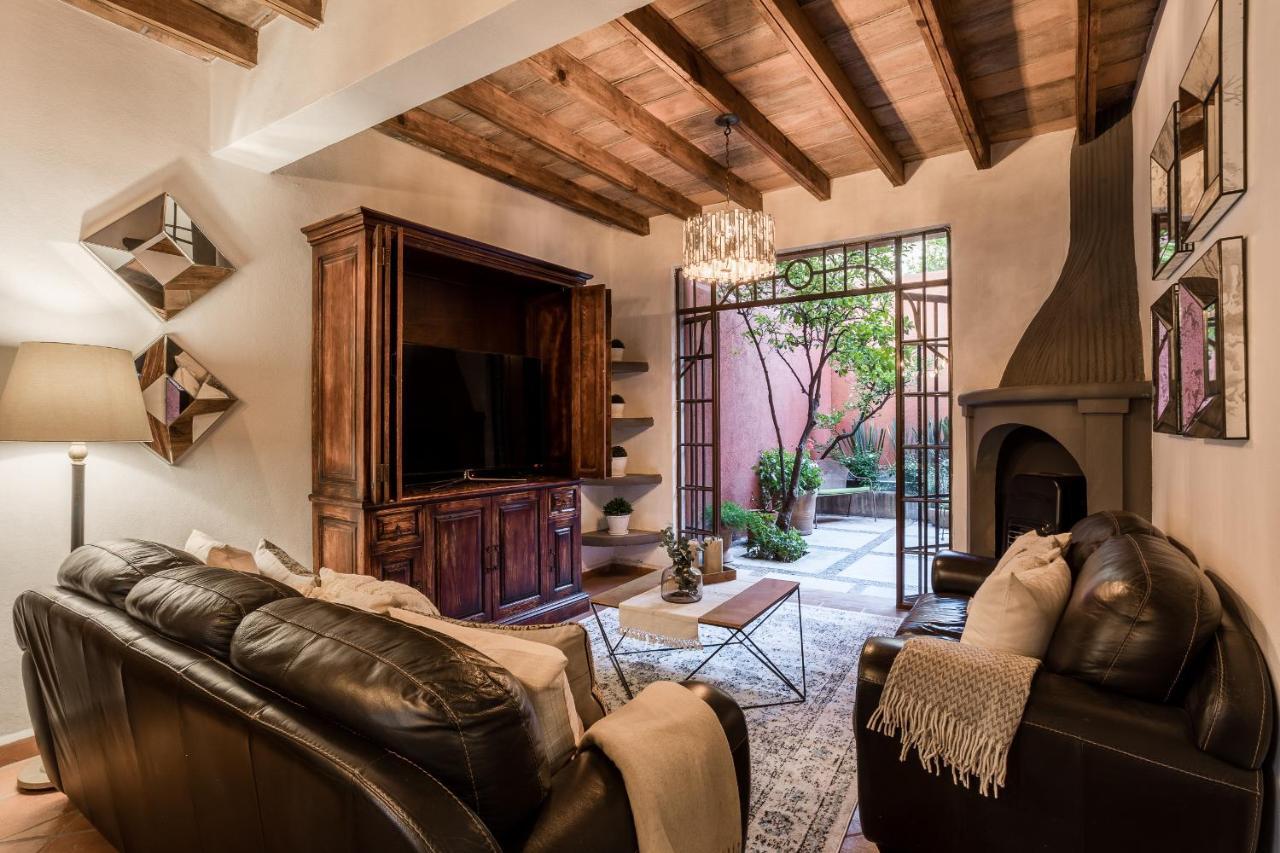 3Br Garden Home With Rooftop & Garage In Centro San Miguel De Allende Luaran gambar