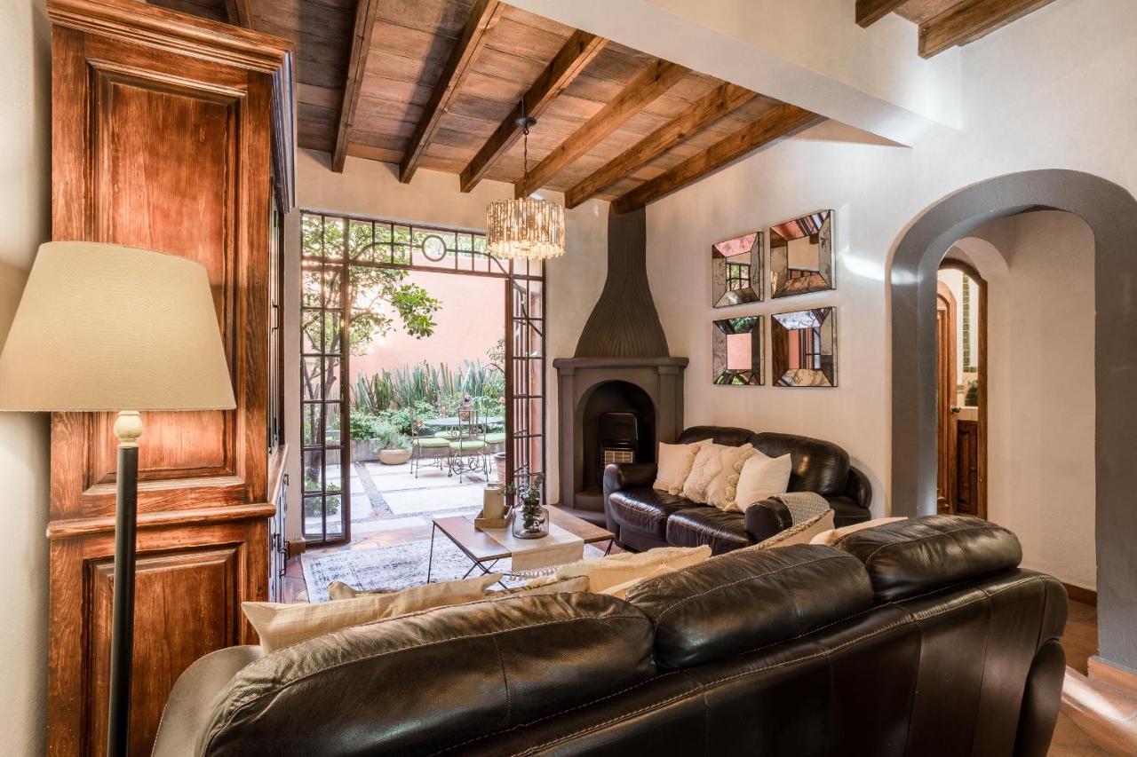 3Br Garden Home With Rooftop & Garage In Centro San Miguel De Allende Luaran gambar